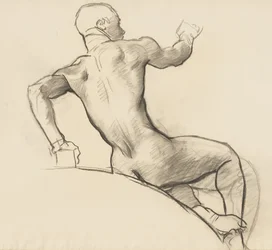 Study for Cartouche over Music, Rondel, Rotunda, Museum of Fine Arts, Boston