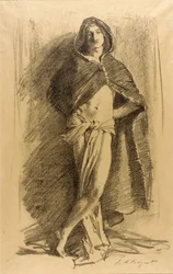Study of a Young Man (Cloaked)