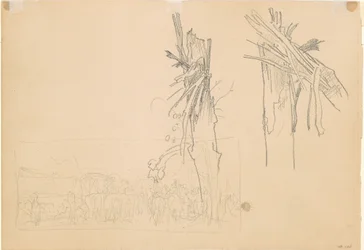 Two Shattered Trees; and Study for 