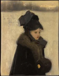 Woman with Furs