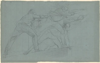 Study for "The Defeat of the Floating Batteries at Gibraltar"