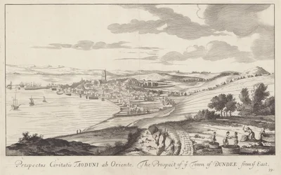 A Picture of Dundee, Angus, Scotland Drawn in 1693