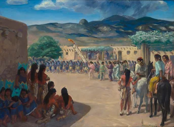 Dance at Cochiti Pueblo, New Mexico