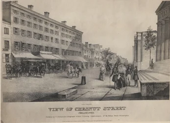 View of Chestnut Street, Philadelphia
