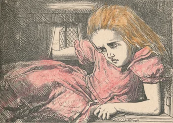Alice, as she grows larger