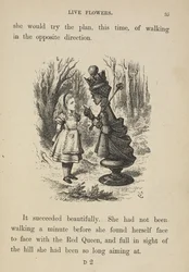 Alice facing the Red Queen