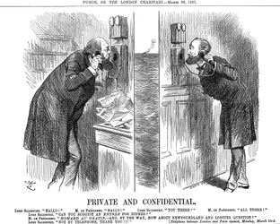 Private and Confidential, Opening of the Anglo-French Telephone Line, 1891