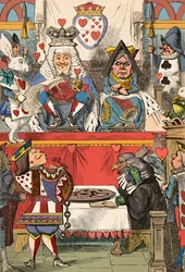 The King and Queen of Hearts in Court