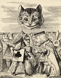 The King of Hearts arguing with the Executioner, from 