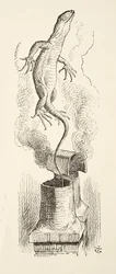 There Goes Bill!, from Alice’s Adventures in Wonderland by Lewis Carroll (1832-98), Pub. 1891