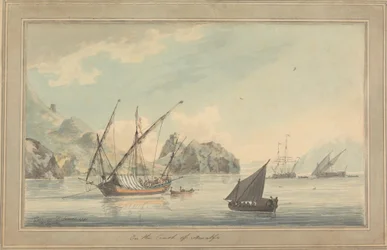 Shipping off the Coast at Amalfi