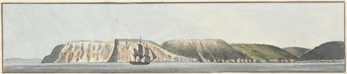 The Bolt Head, West North West (one of five drawings on one mount)