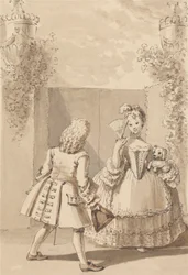 Hogarth Declaring His Love to Miss Thornhill