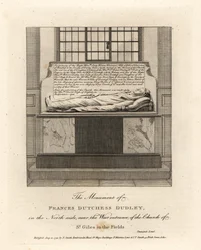 Monument of Lady Frances Kniveton, Duchess of Dudley