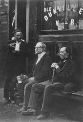 Wall Workers, c.1877 (B/W Photo)