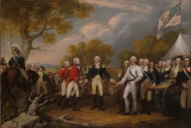 The Surrender of General Burgoyne at Saratoga, October 16, 1777