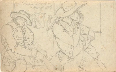Untitled, from folio: Sketches in France & Germany, one of 22 sheets in Folio B