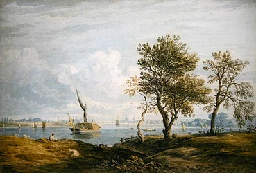 Battersea from the Banks of the Thames