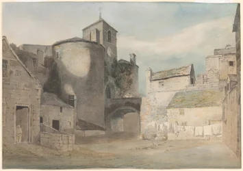 Fortified Entrance to a Welsh Town (East Gate of Caernarvon)
