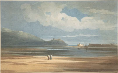 Harlech Castle across the Traeth Mawr