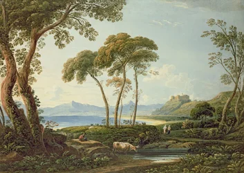 Landscape with Harlech Castle