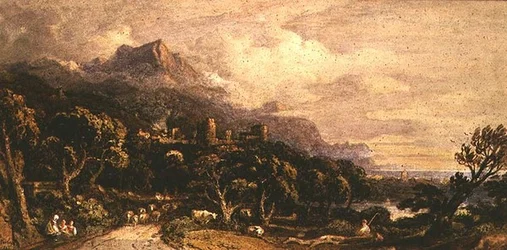 Landscape with Castle and Mountain