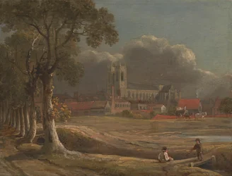 Westminster Abbey from Tothill Fields