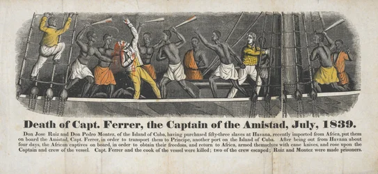 Death of Capt. Ferrer, the Captain of the Amistad, July, 1839