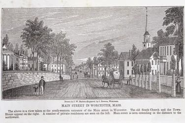 Main Street in Worcester, from 