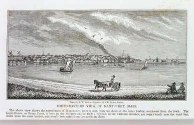 South-Eastern View of Nantucket from 