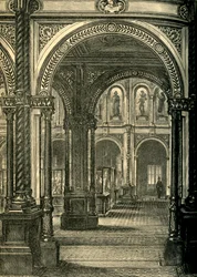 Central or Loan Court, South Kensington Museum, c1860s