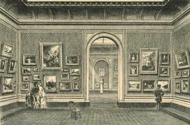 The Sheepshanks Gallery, South Kensington Museum, c1860s