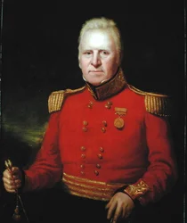 Portrait of Sir David Baird Wearing the Honorable East India Company Gold Medal from the Egyptian Campaign of 1801