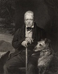 Sir Walter Scott, engraved by W. Holl, from 