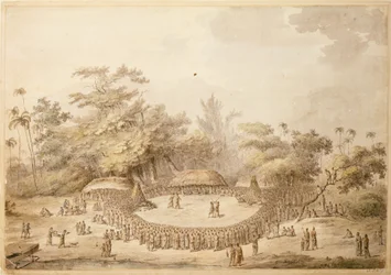 Captain Cook at Hapaee
