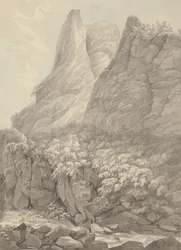 Thurshouse Tor from the River Manifold, Derbyshire