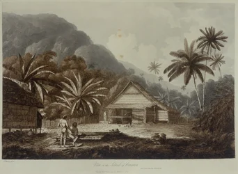 View in the Island of Cracatoa, from 