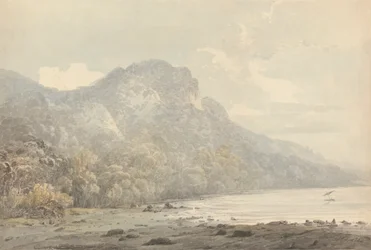 View of Cracatoa, China Seas