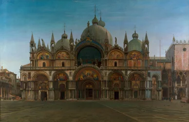 Western Façade of the Basilica of San Marco, Venice, Italy
