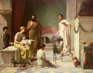 The Visit of a Sick Child to the Temple of Aesculapius, 1877