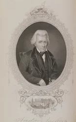 Andrew Jackson, from The History of the United States, Vol. II, by Charles Mackay, engraved by W.J. Edwards