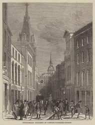 Picturesque Sketches of London, Lombard-Street