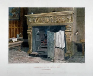 View of a Chimney Piece in the Baptist