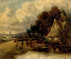 On the Stour near East Bergholt, Suffolk