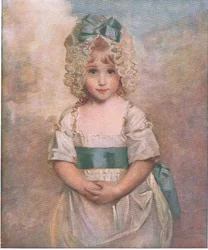 Charlotte Augusta Papendier at the age of five, Bibbys Annual, 1916-17
