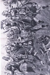 Marston Moor, July 2nd 1644: The Scottish cavalry under Leslie, attacking Prince Rupert
