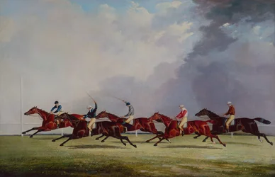 The Finish for the Ascot Cup