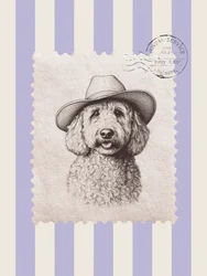 Cowboy Doodle Stamp