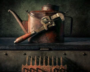 Rustic Tools Still Life