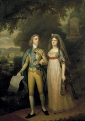 Portrait of Gustav IV Adolf and Frederica of Baden